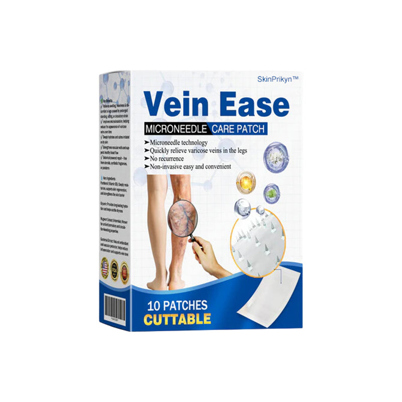 🔥Time-Limited Offer -SkinPrikyn™ Vein Ease Microneedle Care Patch - Cuttable (For Spider Veins, Varicose Veins, Swelling & Leg Fatigue)