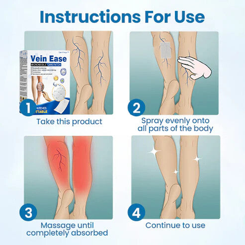 🔥Time-Limited Offer -SkinPrikyn™ Vein Ease Microneedle Care Patch - Cuttable (For Spider Veins, Varicose Veins, Swelling & Leg Fatigue)