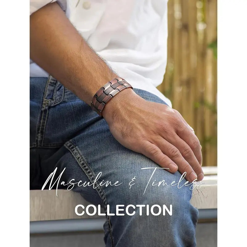 Copper magnetic bracelet——Relieve fatigue and promote blood circulation💖