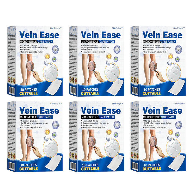 🔥Time-Limited Offer -SkinPrikyn™ Vein Ease Microneedle Care Patch - Cuttable (For Spider Veins, Varicose Veins, Swelling & Leg Fatigue)