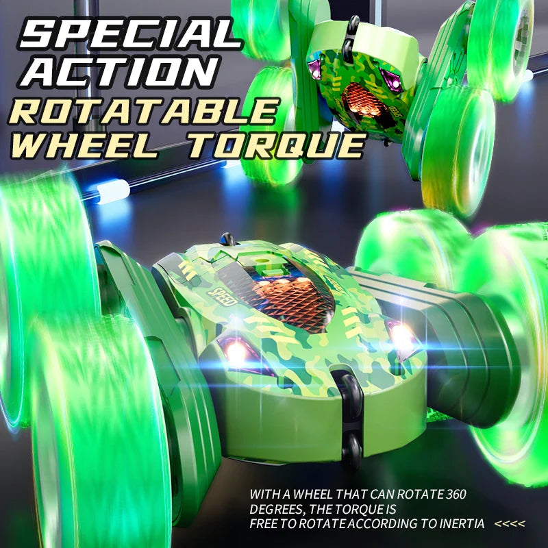 RC Stunt Car Double Sided Flip 2.4G Remote Control Cars 360¡ã Rotation RC Off Road Drift Car Children Gifts For Kids Adults Boys
