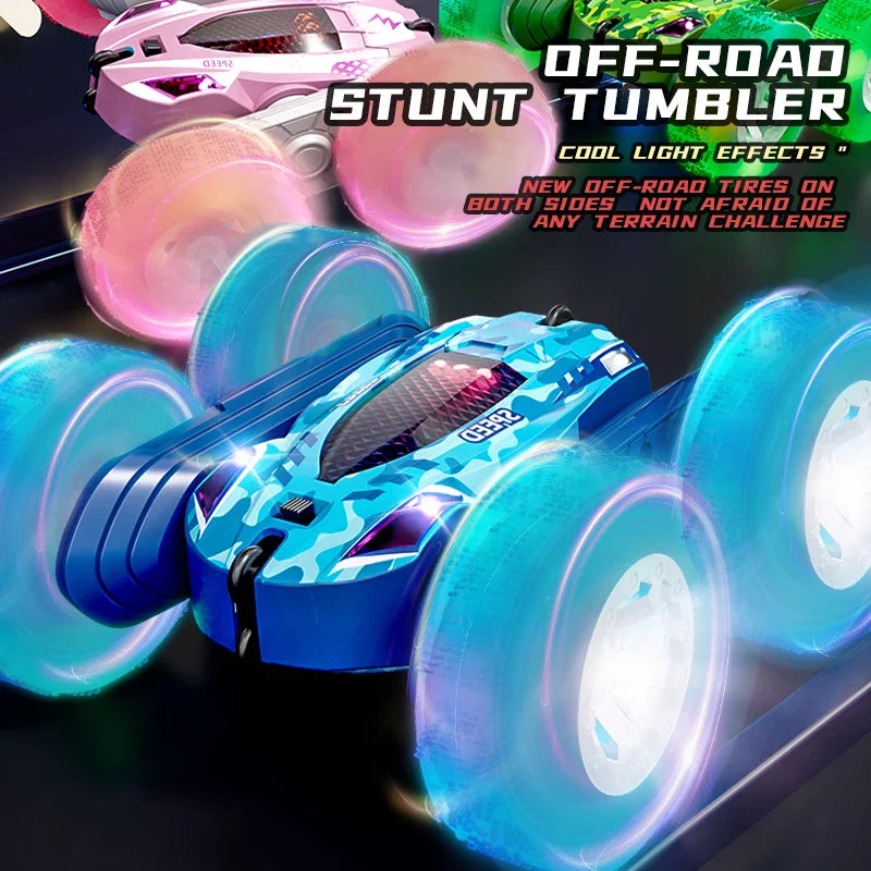 RC Stunt Car Double Sided Flip 2.4G Remote Control Cars 360¡ã Rotation RC Off Road Drift Car Children Gifts For Kids Adults Boys