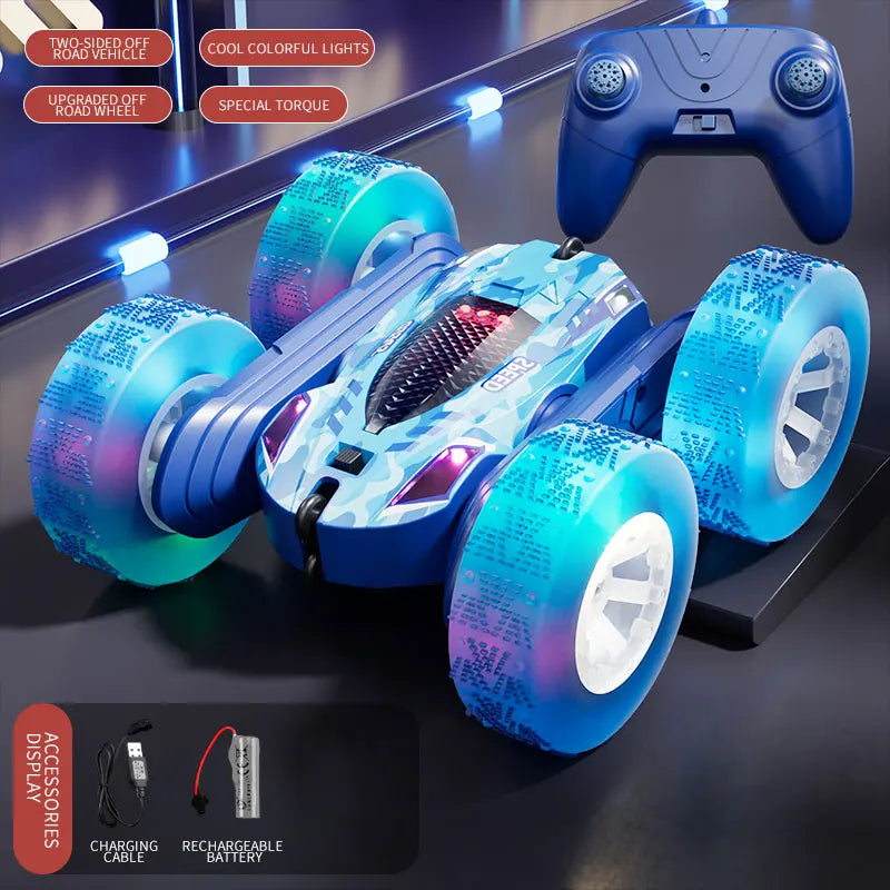 RC Stunt Car Double Sided Flip 2.4G Remote Control Cars 360¡ã Rotation RC Off Road Drift Car Children Gifts For Kids Adults Boys