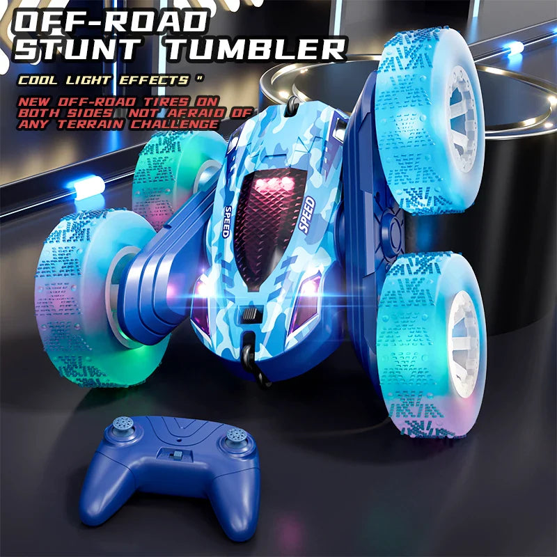 RC Stunt Car Double Sided Flip 2.4G Remote Control Cars 360¡ã Rotation RC Off Road Drift Car Children Gifts For Kids Adults Boys