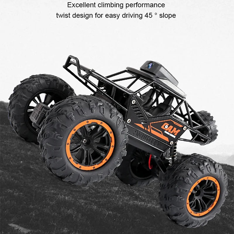 Rc Car With HD 720P WIFI FPV Camera Machine On Remote Control Stunt 2.4G SUV Radiocontrol Climbing Children Toys