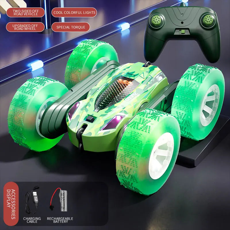RC Stunt Car Double Sided Flip 2.4G Remote Control Cars 360¡ã Rotation RC Off Road Drift Car Children Gifts For Kids Adults Boys