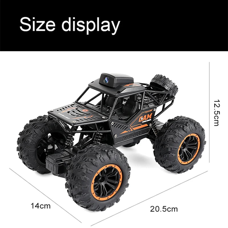 Rc Car With HD 720P WIFI FPV Camera Machine On Remote Control Stunt 2.4G SUV Radiocontrol Climbing Children Toys