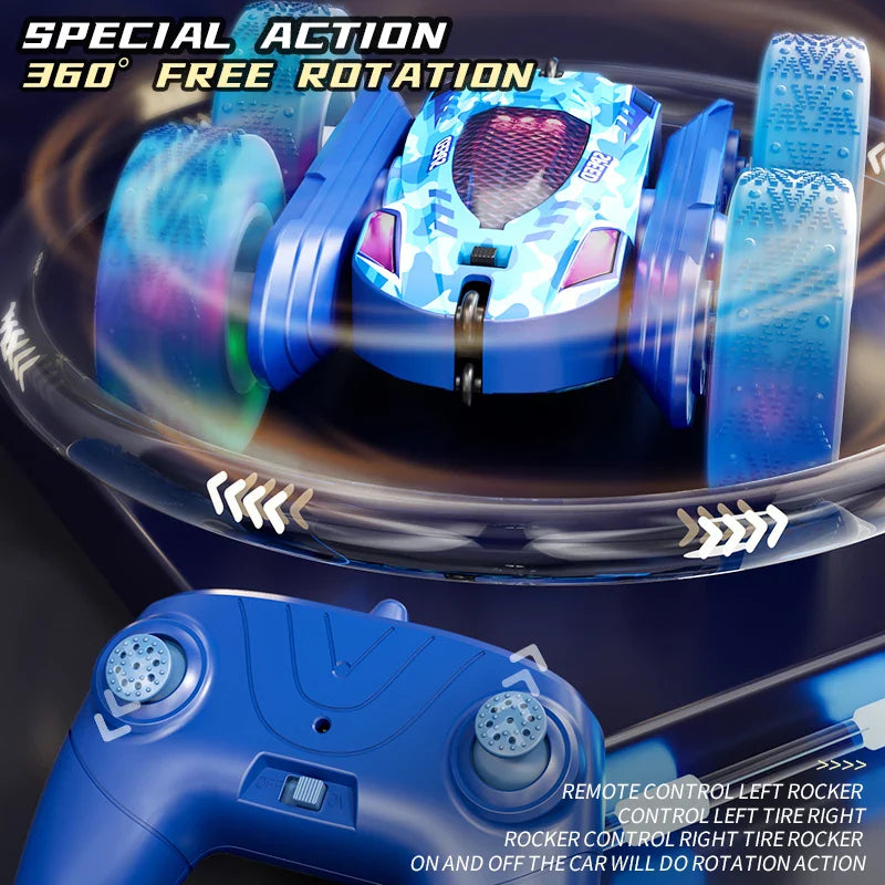 RC Stunt Car Double Sided Flip 2.4G Remote Control Cars 360¡ã Rotation RC Off Road Drift Car Children Gifts For Kids Adults Boys