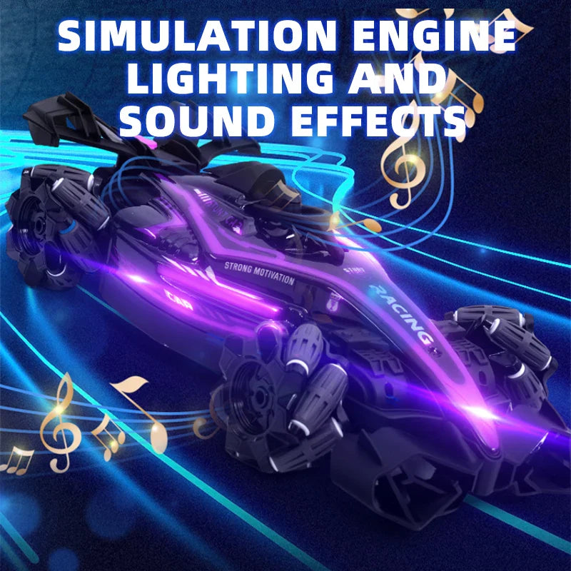 RC Car LED Light 2.4G Radio Remote Control Cars Sports High speed Drive Car RC Watch Gesture F1 Formula Racing Boys Toy Supercar