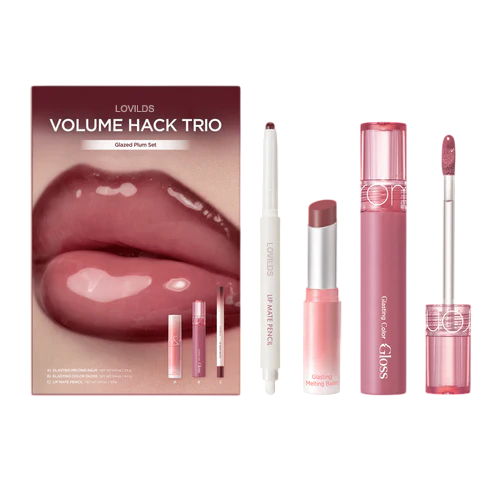 GLAZED PLUM SET