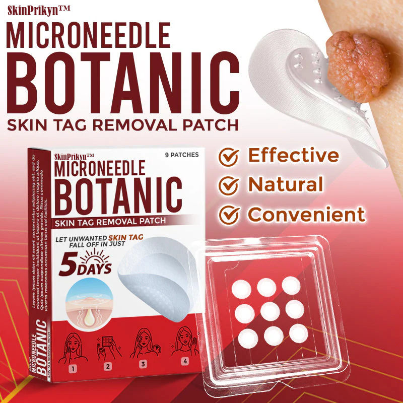 🌈🌈SkinPrikyn™ MicroNeedle Botanic Skin Tag Removal Patch 🇺🇸 Made in the USA