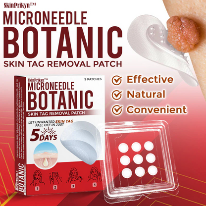🌈🌈SkinPrikyn™ MicroNeedle Botanic Skin Tag Removal Patch 🇺🇸 Made in the USA
