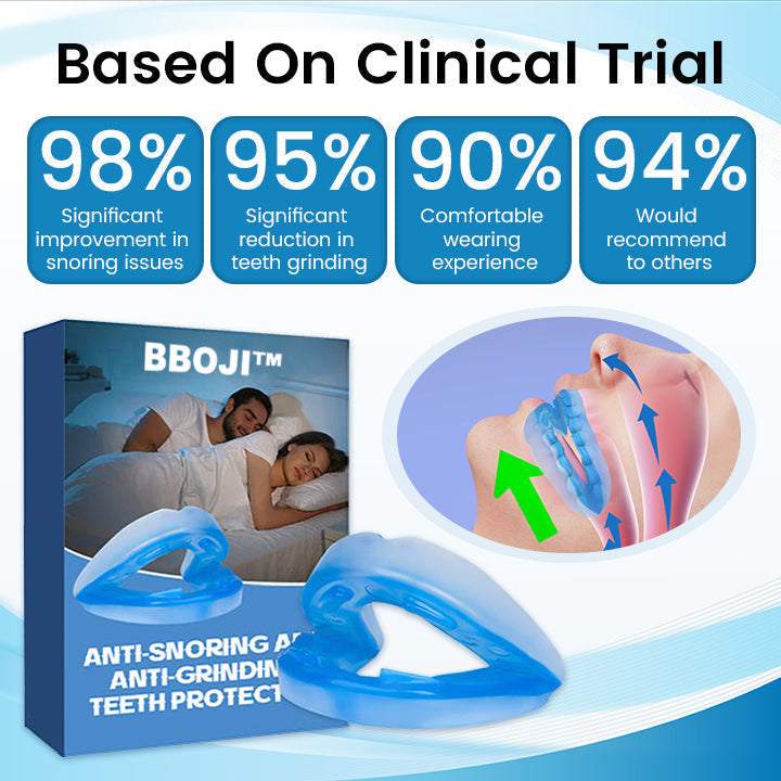 ✨[Official Brand Store] BBOJI™ Adjustable Anti-Snoring Mouthpiece Universal Size