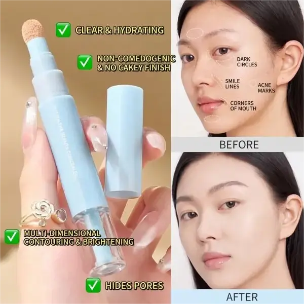 🔥Buy 1 Get 1 Free NOW!💄Multipurpose Hydrating Liquid Concealer Pen  ✨