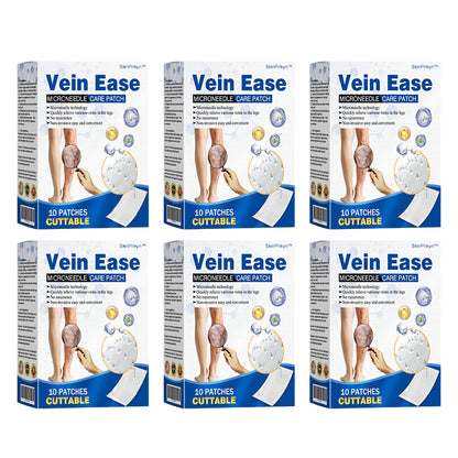 🔥Time-Limited Offer -SkinPrikyn™ Vein Ease Microneedle Care Patch - Cuttable (For Spider Veins, Varicose Veins, Swelling & Leg Fatigue)