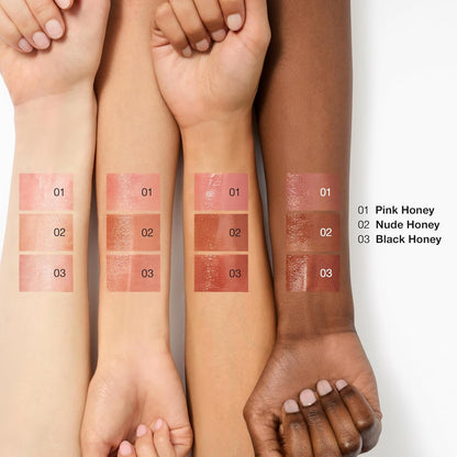 ZIFL™ Almost Lipstick Tinted Lip Balm in 3 Iconic Shades Black Honey, Pink, and Nude Honey | Sheer + Lightweight