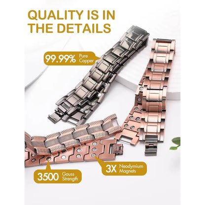 Copper magnetic bracelet——Relieve fatigue and promote blood circulation💖