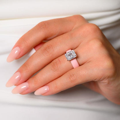🔥Buy 1 Get 1 Free🔥LOVILDS Silicone Ring – Emerald Cut CZ | Patent-Pending Design