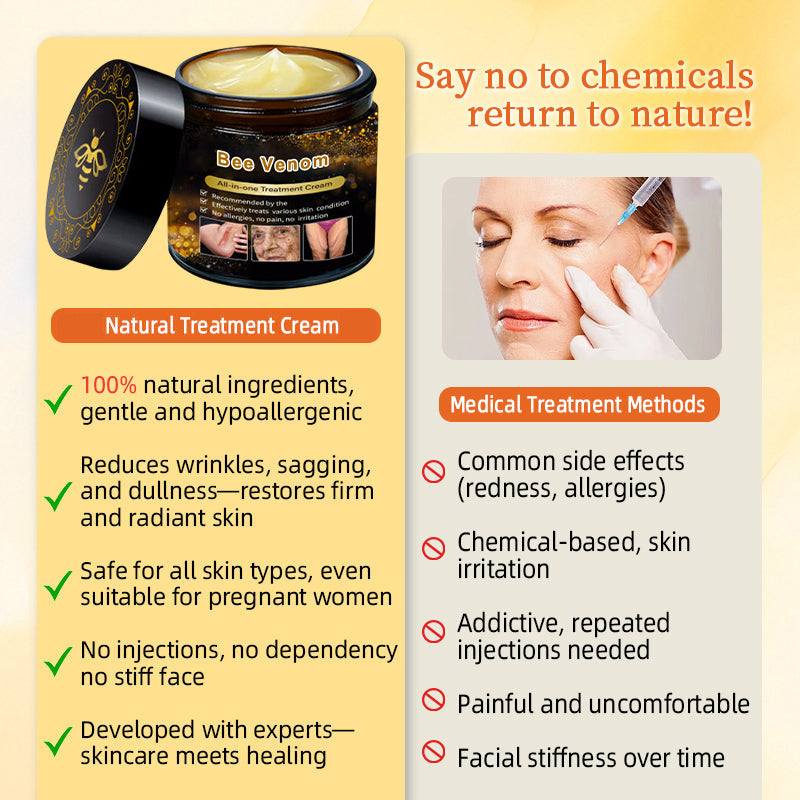 🔥FDA Approved:  Bee Venom Skin Restoration Cream — 🔥Limited Time 80% OFF🔥