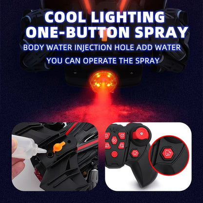 RC Car LED Light 2.4G Radio Remote Control Cars Sports High speed Drive Car RC Watch Gesture F1 Formula Racing Boys Toy Supercar