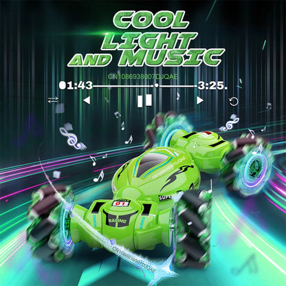 RC Stunt Car 2.4G Multifunctional Lights Remote Control Car Hand Gesture Vehicle Radio Controlled Machine Toys for Kid Gift