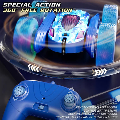 RC Stunt Car Double Sided Flip 2.4G Remote Control Cars 360¡ã Rotation RC Off Road Drift Car Children Gifts For Kids Adults Boys