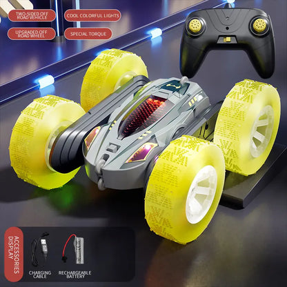 RC Stunt Car Double Sided Flip 2.4G Remote Control Cars 360¡ã Rotation RC Off Road Drift Car Children Gifts For Kids Adults Boys