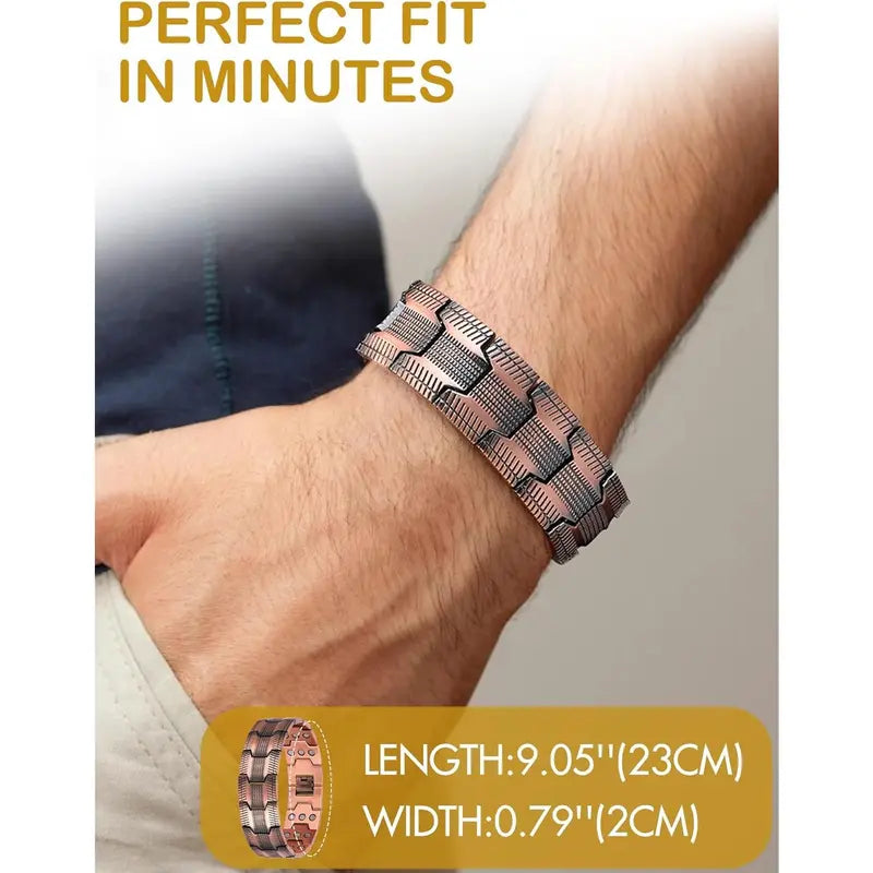 Copper magnetic bracelet——Relieve fatigue and promote blood circulation💖